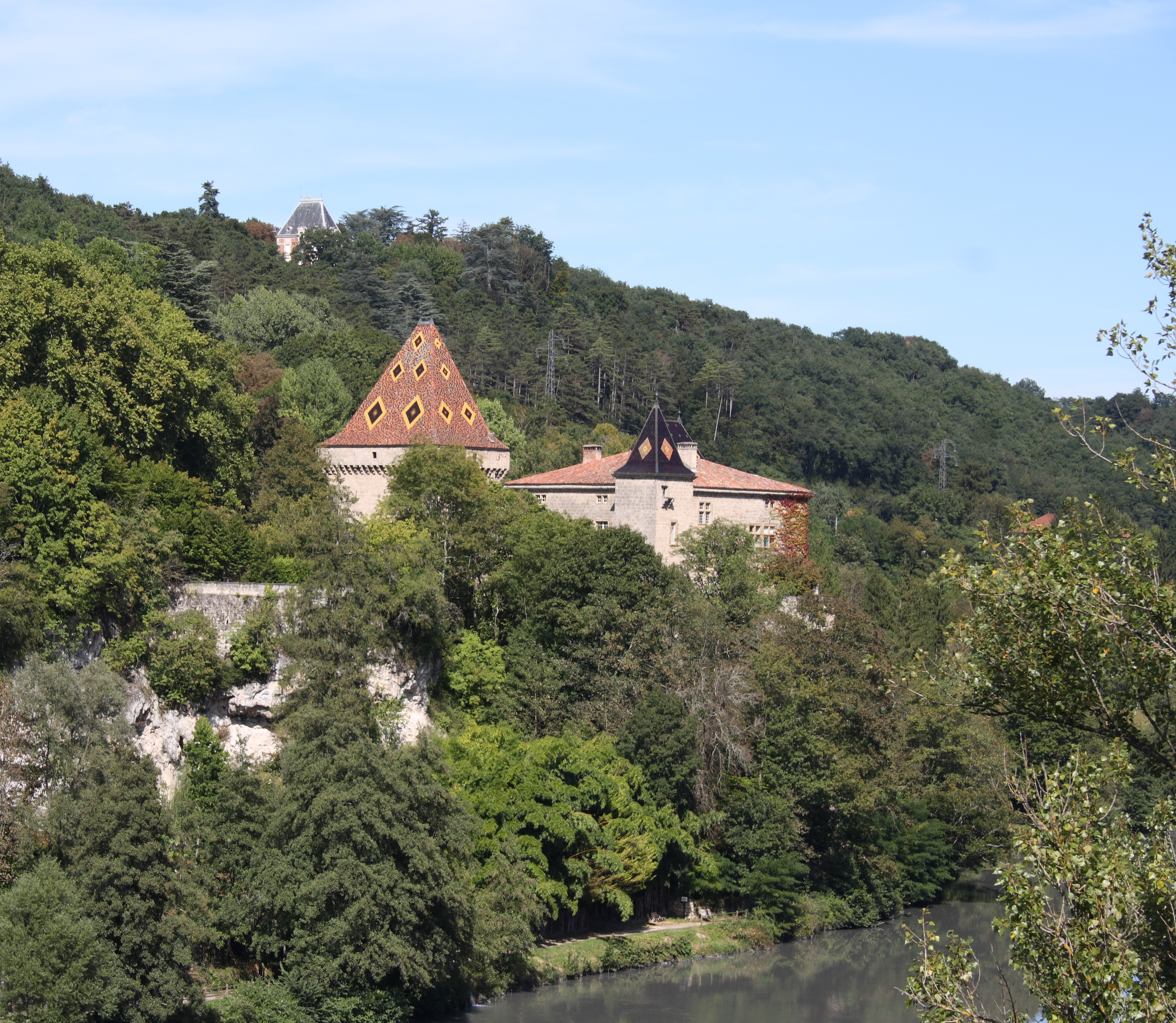 View of Château de la Sône from the Conciergerie